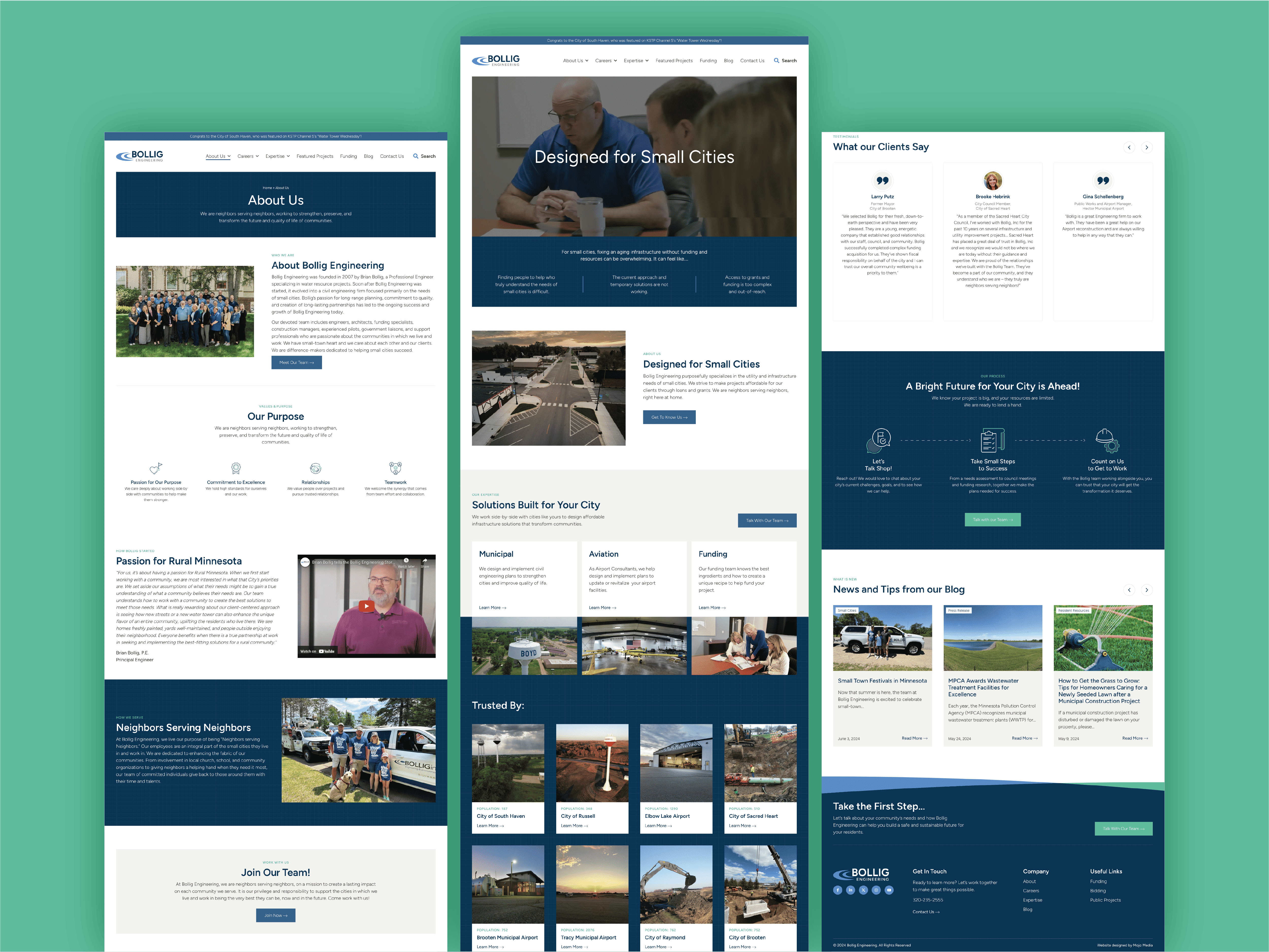 Website Redesign for Bollig Engineering